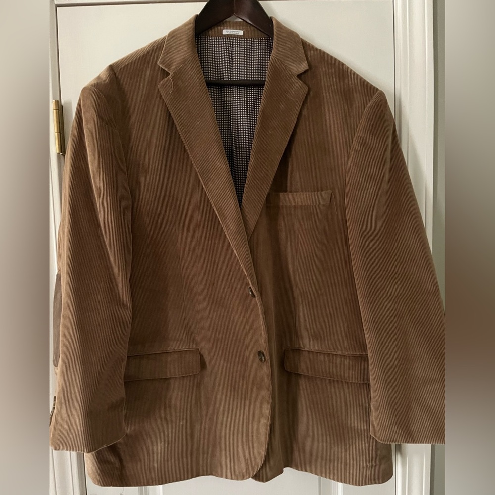 Saddlebred Corduroy Sport Coat Tan 50R